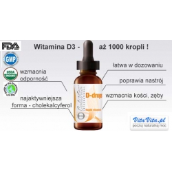 D-drops liquid vitamin D 30ml witamina D w płynie- kropelki